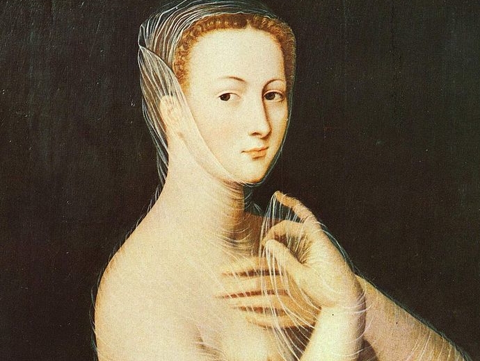 Portrait de Poppaea Sabina, maître anonyme de l'école de Fontainebleau
